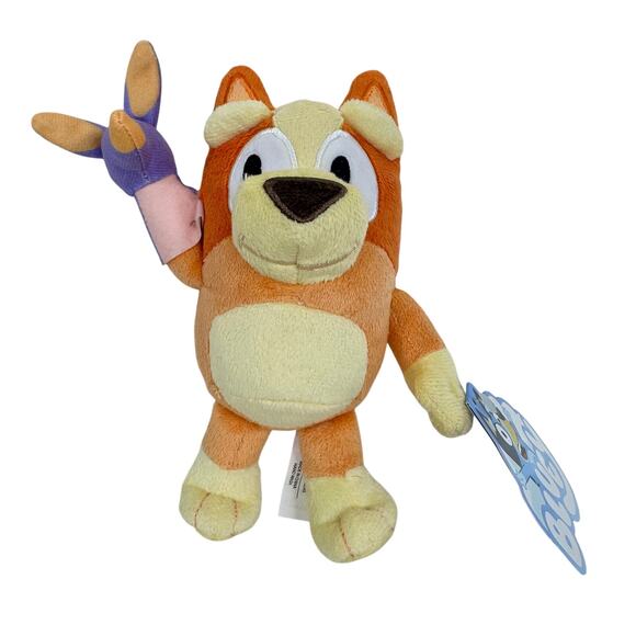5 for $25| Bluey Friends Bingo w/ Puppet Plush Dog 7” Stuffed Animal NWT - Picture 1 of 3